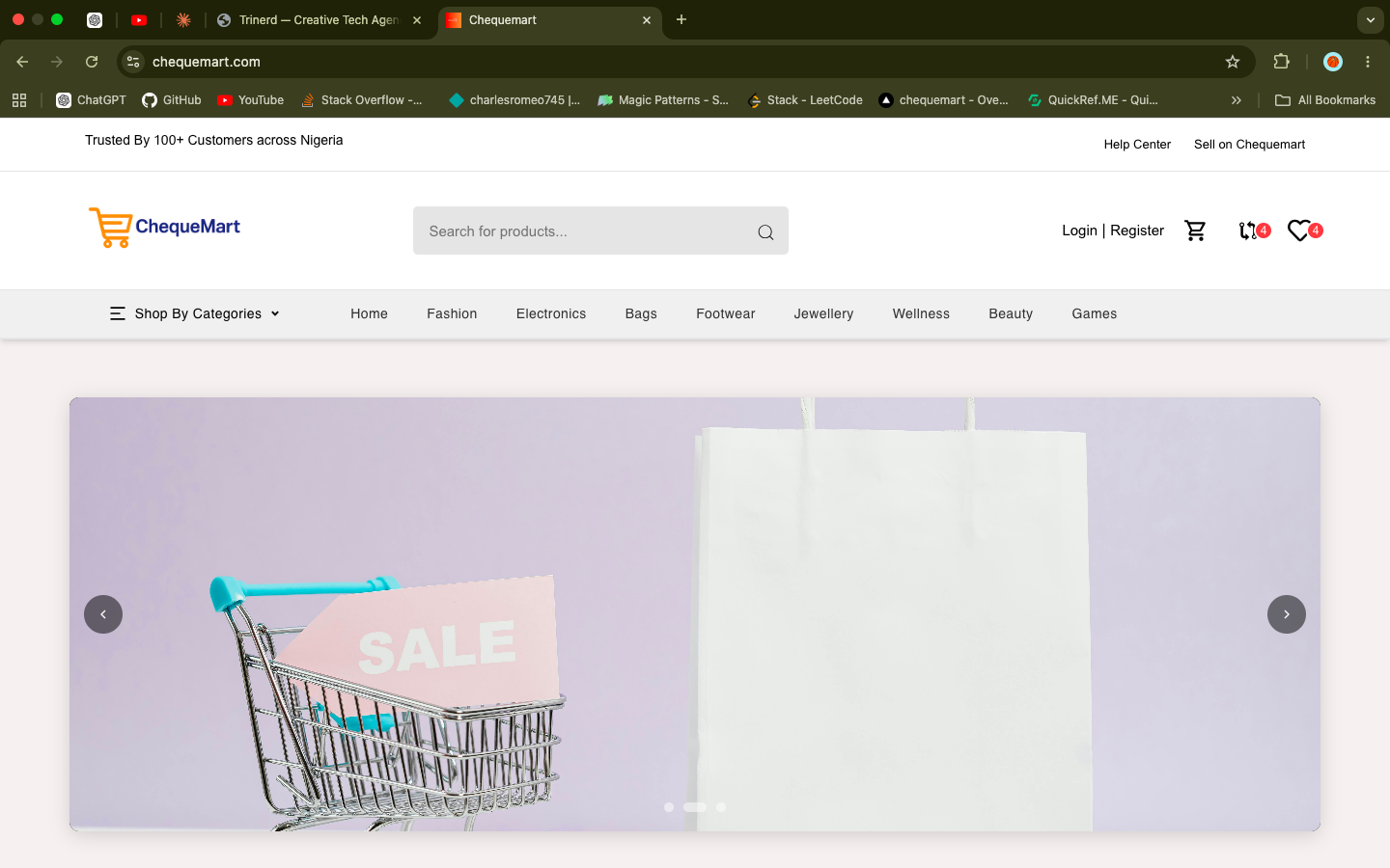 Chequemart Platform UI